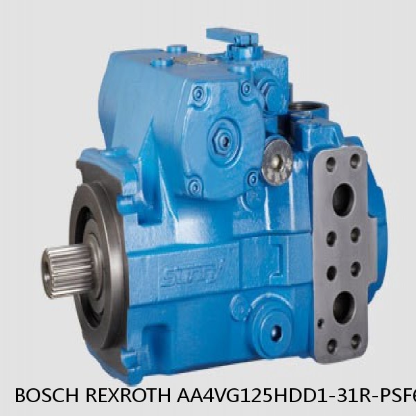 AA4VG125HDD1-31R-PSF60F001D BOSCH REXROTH A4VG VARIABLE DISPLACEMENT PUMPS