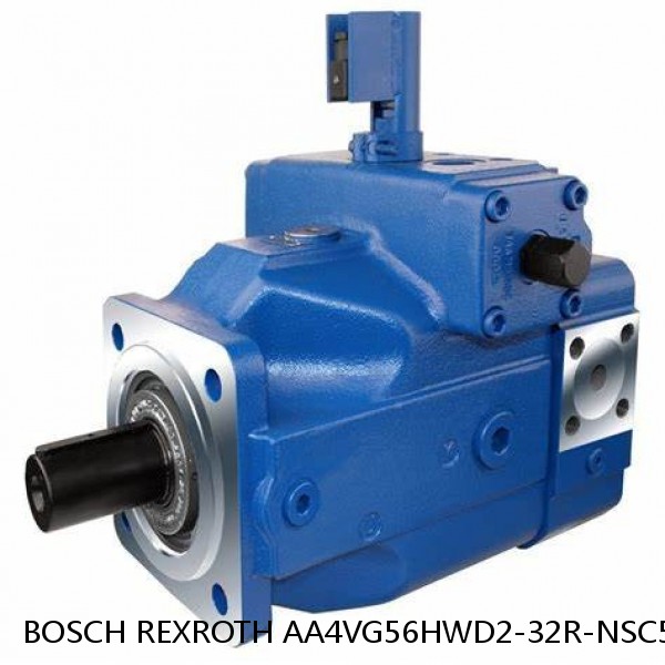 AA4VG56HWD2-32R-NSC52FXX5S-S BOSCH REXROTH A4VG VARIABLE DISPLACEMENT PUMPS