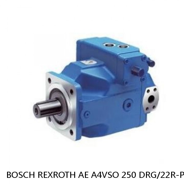 AE A4VSO 250 DRG/22R-PPB13N BOSCH REXROTH A4VSO VARIABLE DISPLACEMENT PUMPS