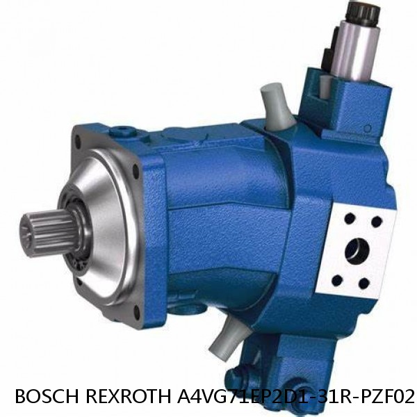 A4VG71EP2D1-31R-PZF02F001S BOSCH REXROTH A4VG VARIABLE DISPLACEMENT PUMPS